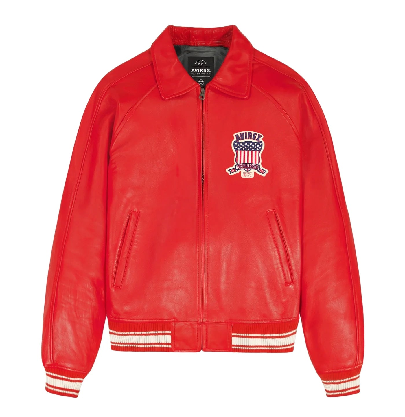 Avirex Icon Jacket Salvage Red