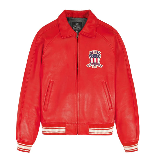 Avirex Icon Jacket Salvage Red