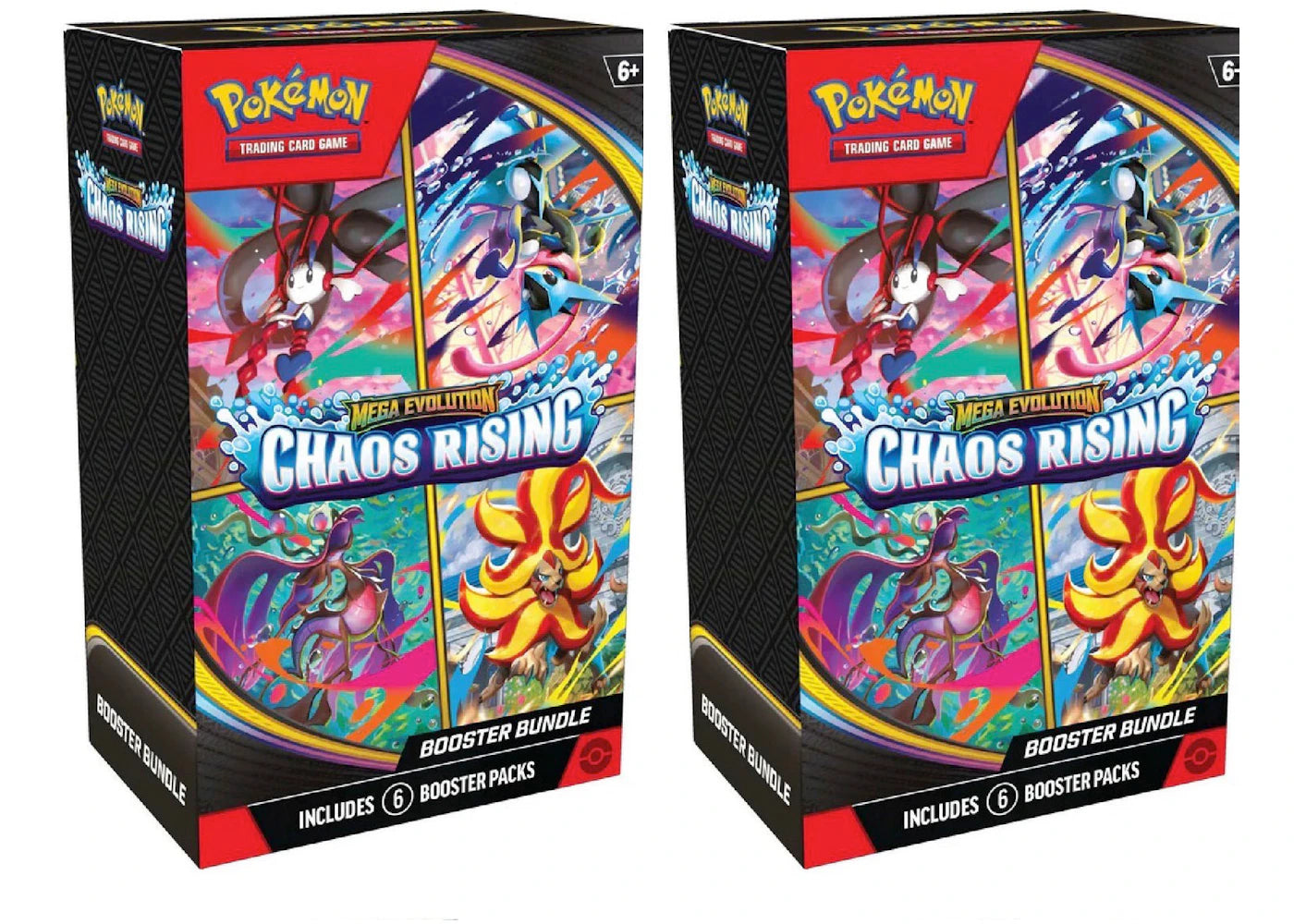 2026 Pokémon Mega Evolution Chaos Rising Booster Bundle 2x Lot