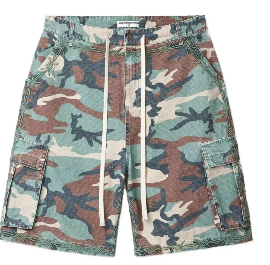Vale Live Wire Khaki Cargo Jorts