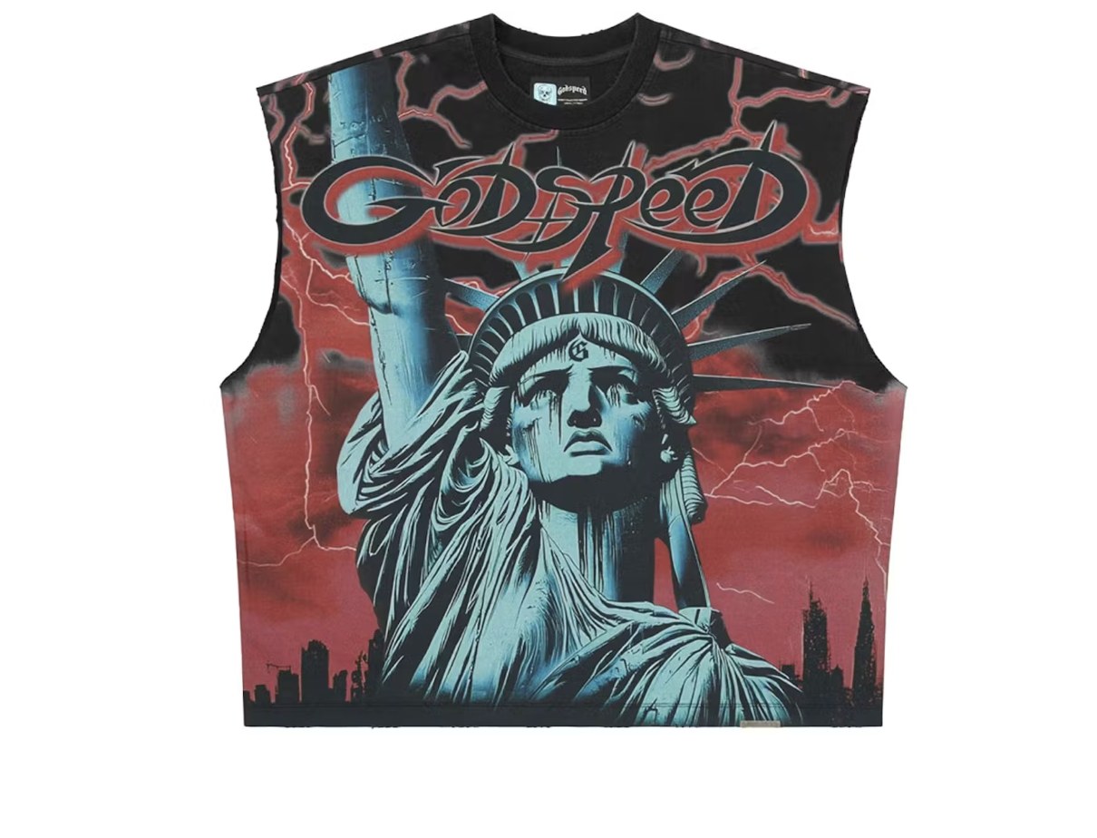 Godspeed Voltage Sleeveless Tee Red