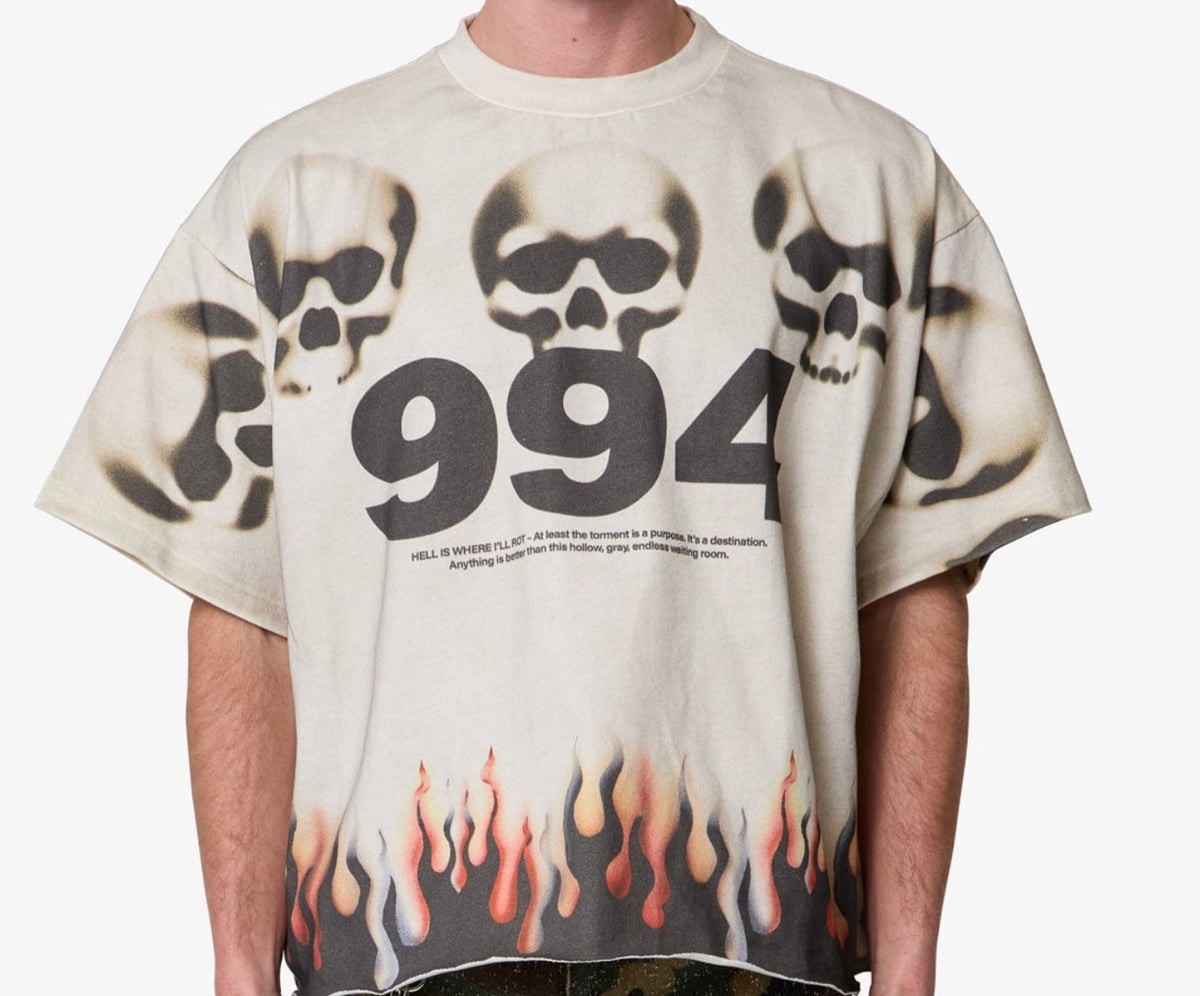 MNML LA Flame Skull Tee