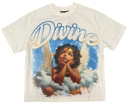 Concept Divine Tee White Blue