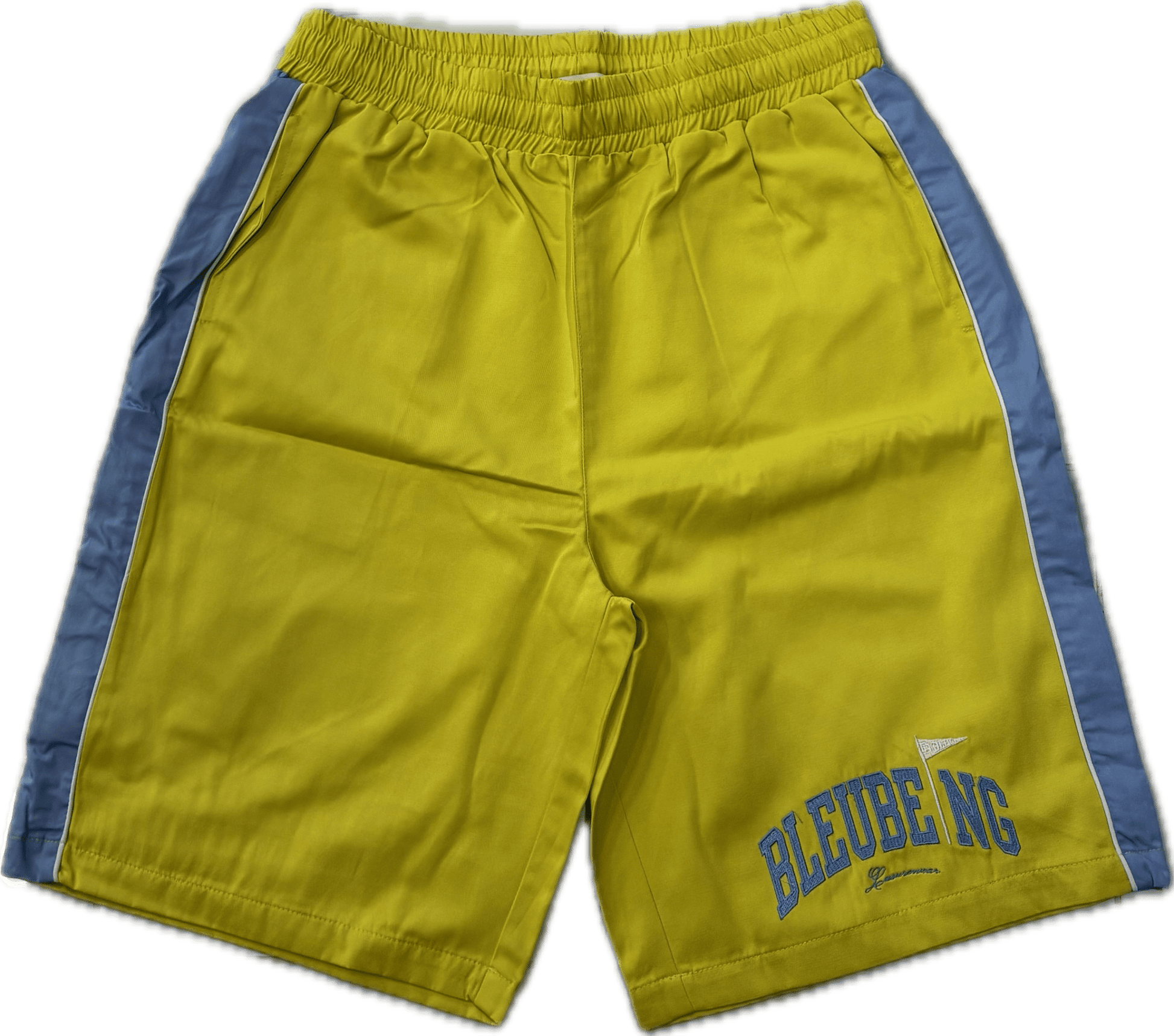 Showcase Bluebeing Yellow Momentum Windbreaker Shorts