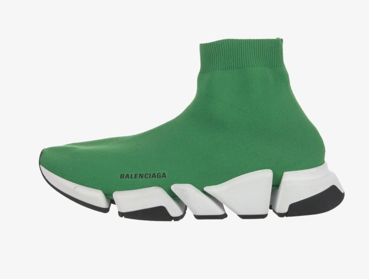Balenciaga Speed 2.0 Green Trainer