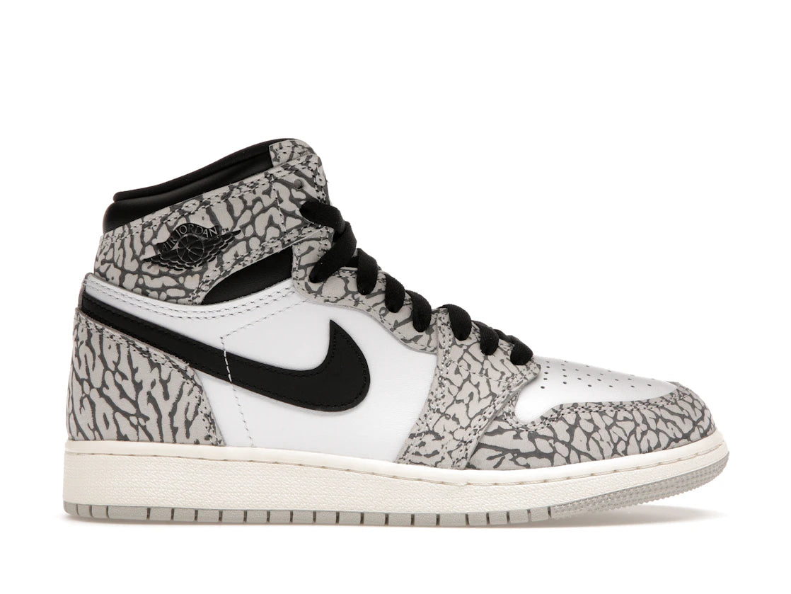 Jordan 1 Retro High OG White Cement (GS)