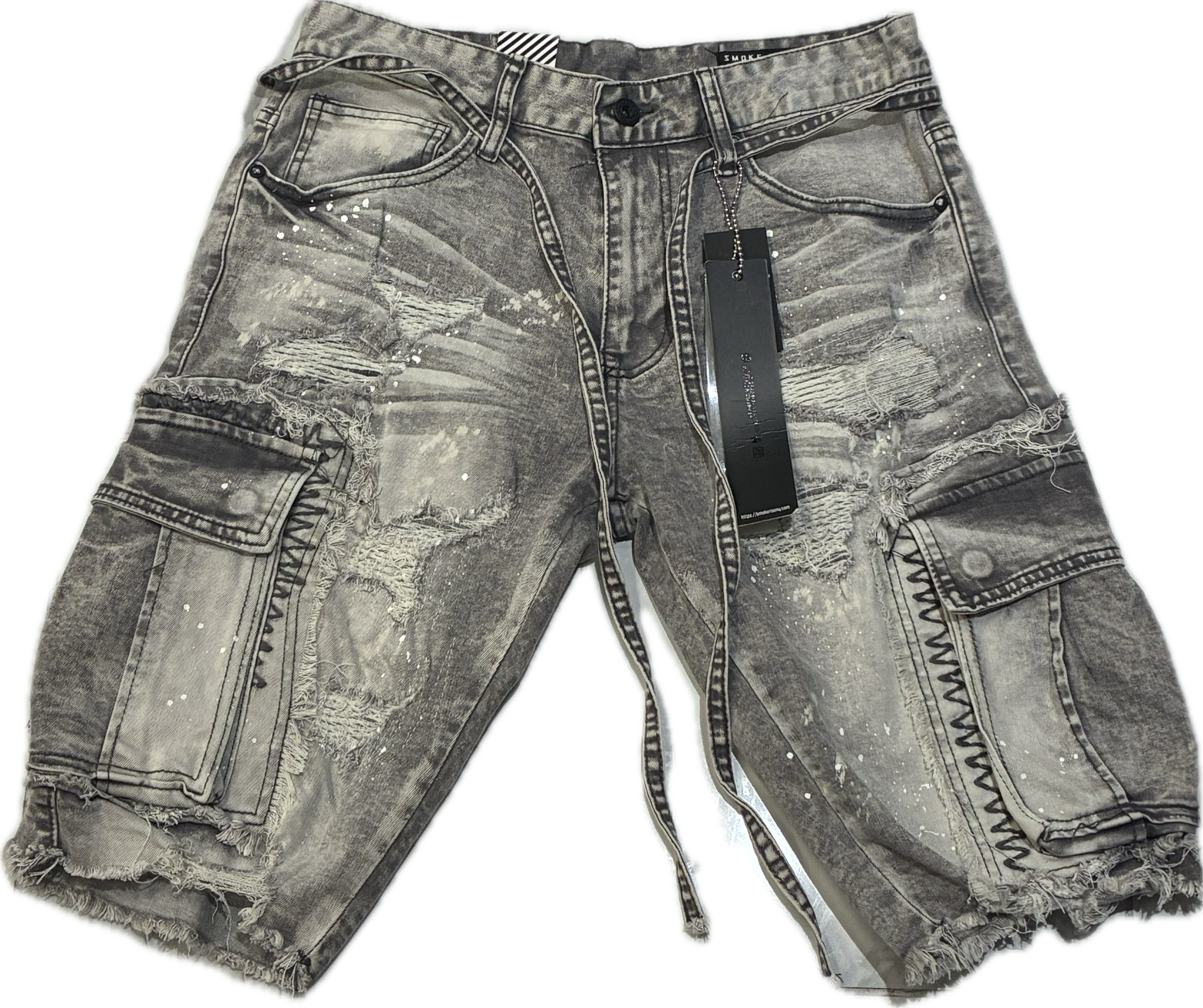 Smoke Rise Frost Grey Shorts