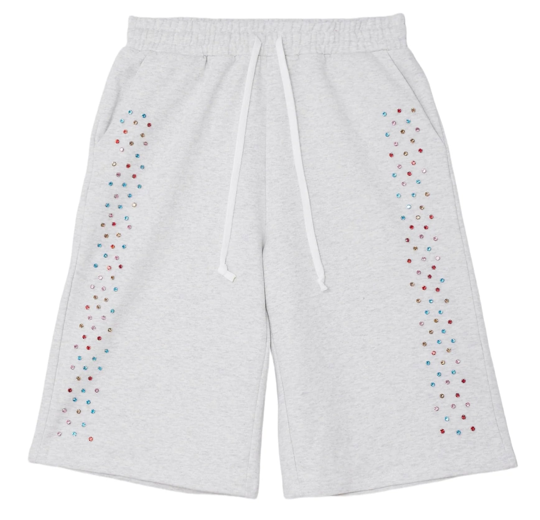 Crystal Cactus Sweat Shorts - Grey