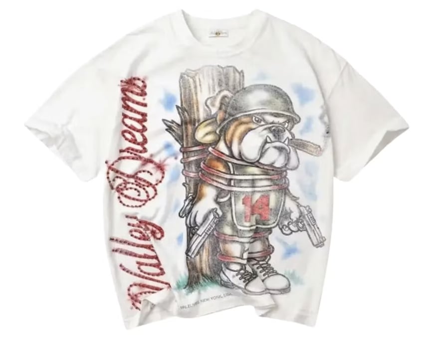 Vale Forever Bling Dog War Tee White