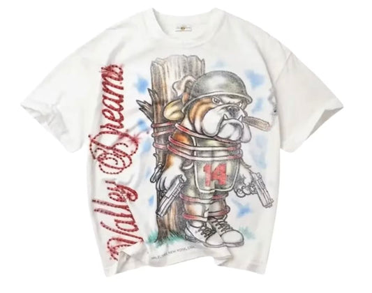 Vale Forever Bling Dog War Tee White
