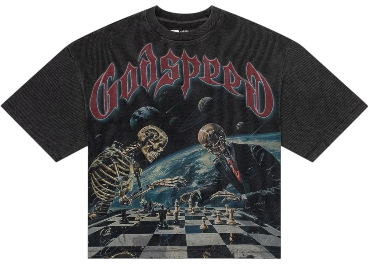 Godspeed Checkmate Thermal T-shirt Grey Wash