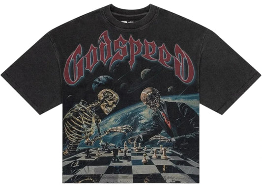 Godspeed Checkmate Thermal T-shirt Grey Wash