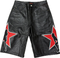 Distant War within Leather Shorts