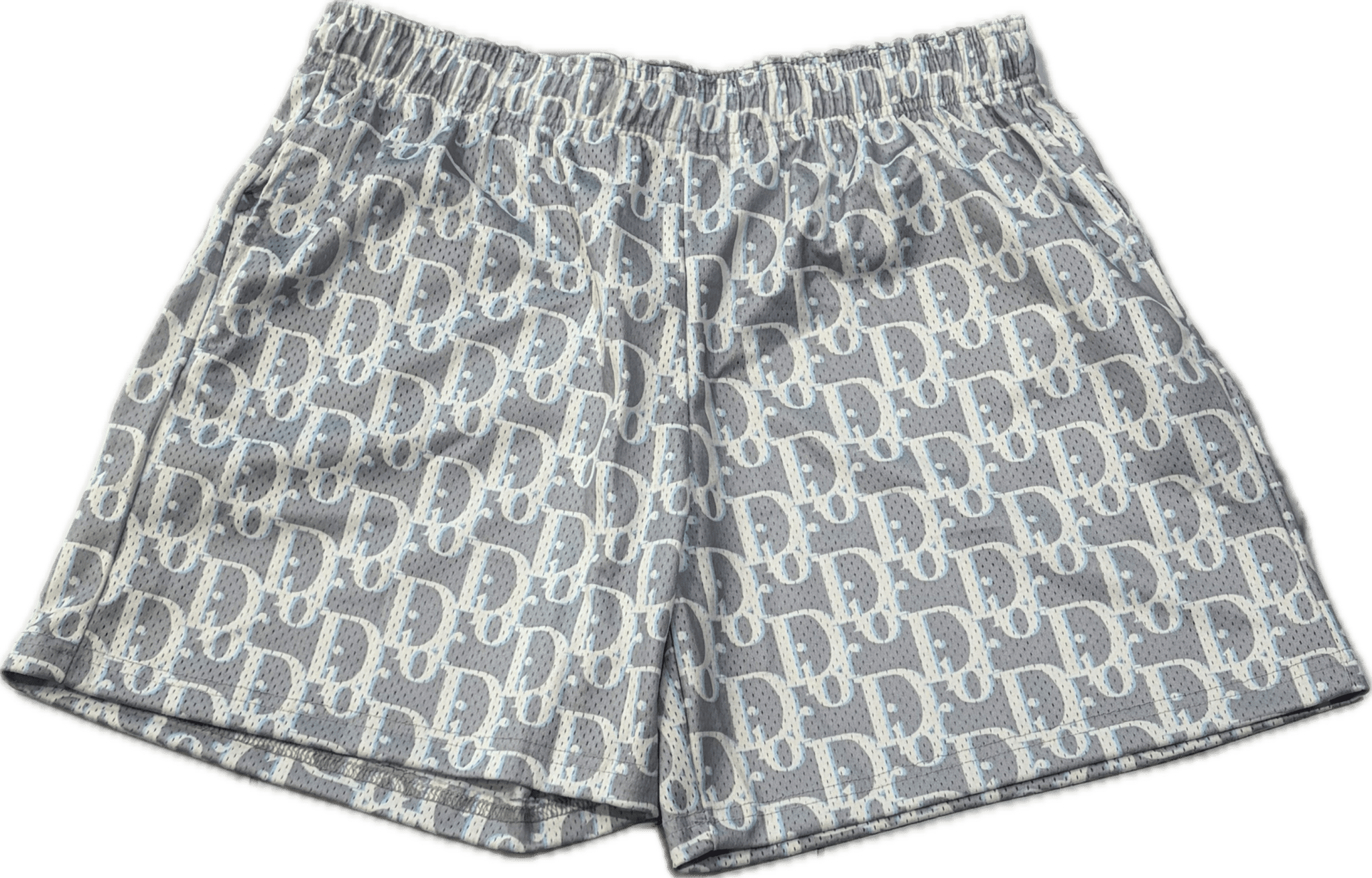 Bravest Studios Grey/Blue Dior Shorts