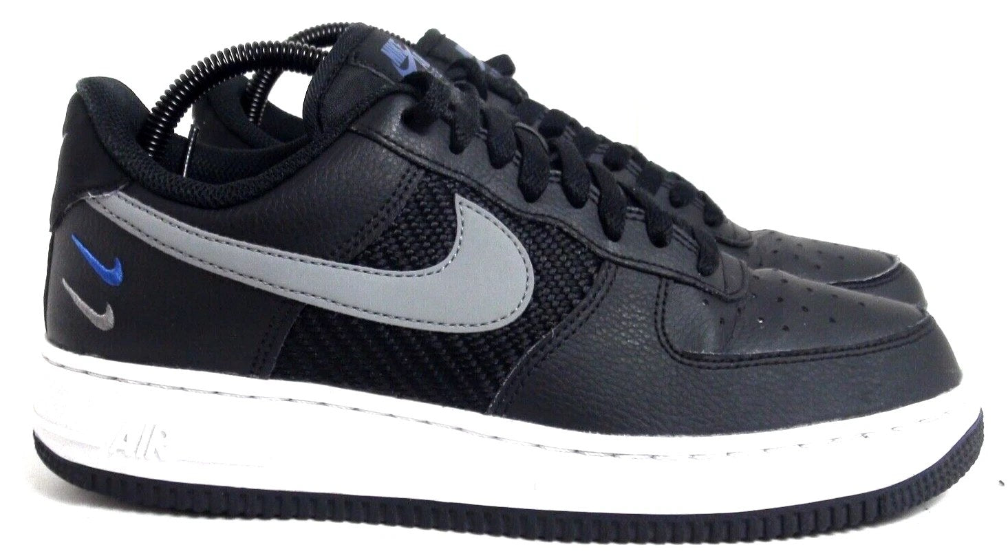 Nike Air Force 1 '07 Double Swoosh Black Racer Blue