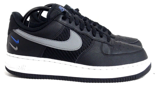 Nike Air Force 1 '07 Double Swoosh Black Racer Blue