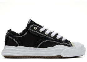 Maison Mihara Yasuhiro Hank OG Sole Canvas Low Frayed Black