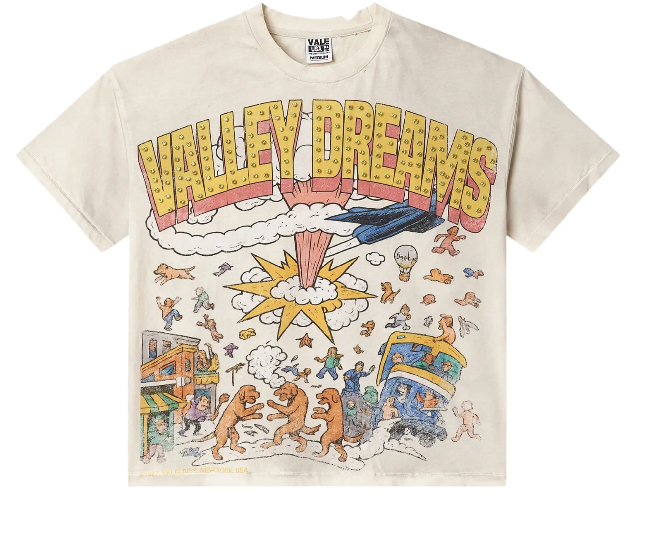 Vale Forever Chaos Bling Tee 'Tan'