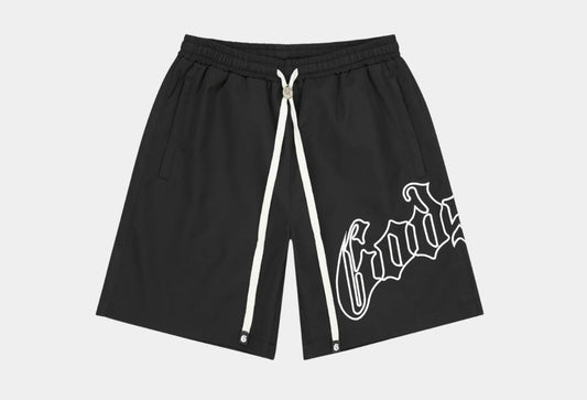 Godspeed OG Logo Nylon Shorts Black
