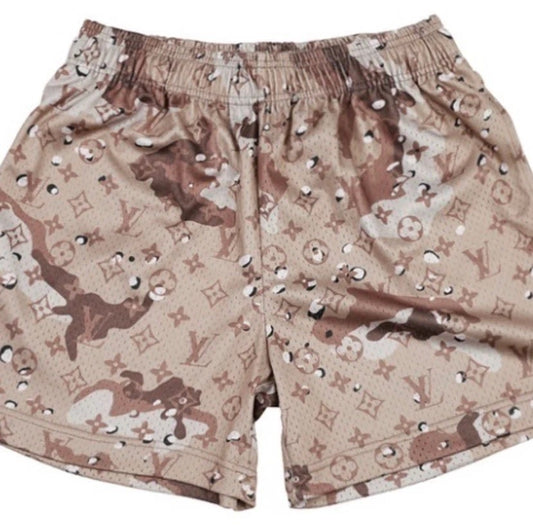 Bravest Studio Brown Mono LV Shorts