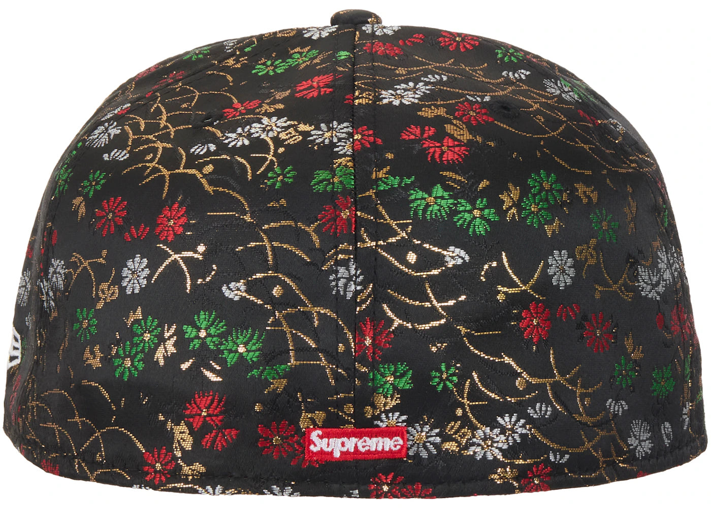Supreme Floral Jacquard New Era 59Fifty Fitted Hat Black