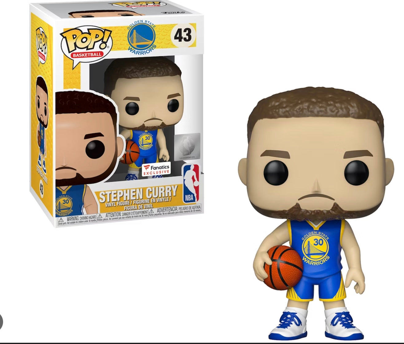 Stephen curry Funko fanatics exclusive #43