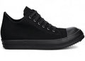 Rick Owens DRKSHDW Low Sneaks Triple Black