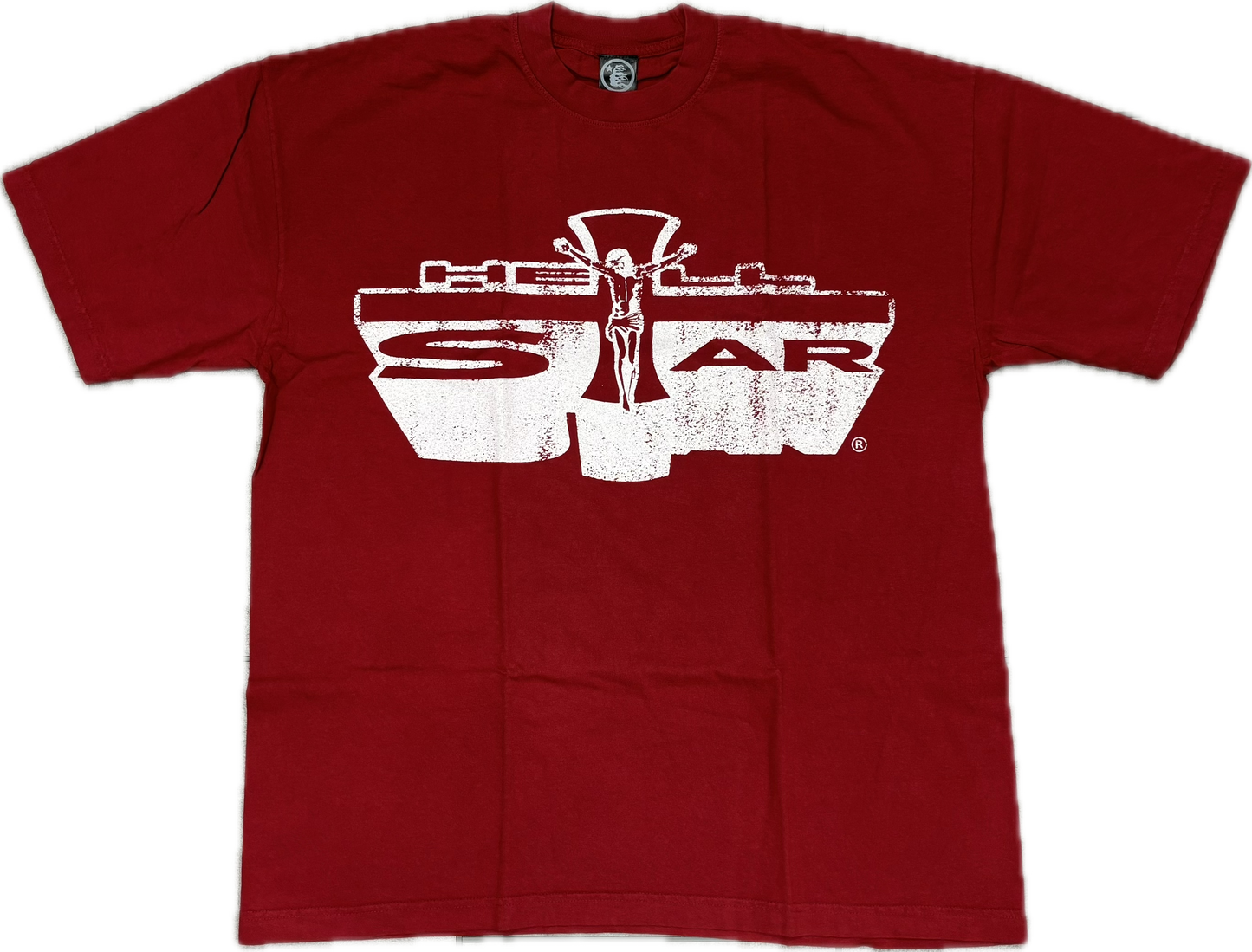 Hellstar Jesus Tee Burgundy 