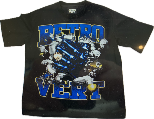Retrovert Fist Tee Black