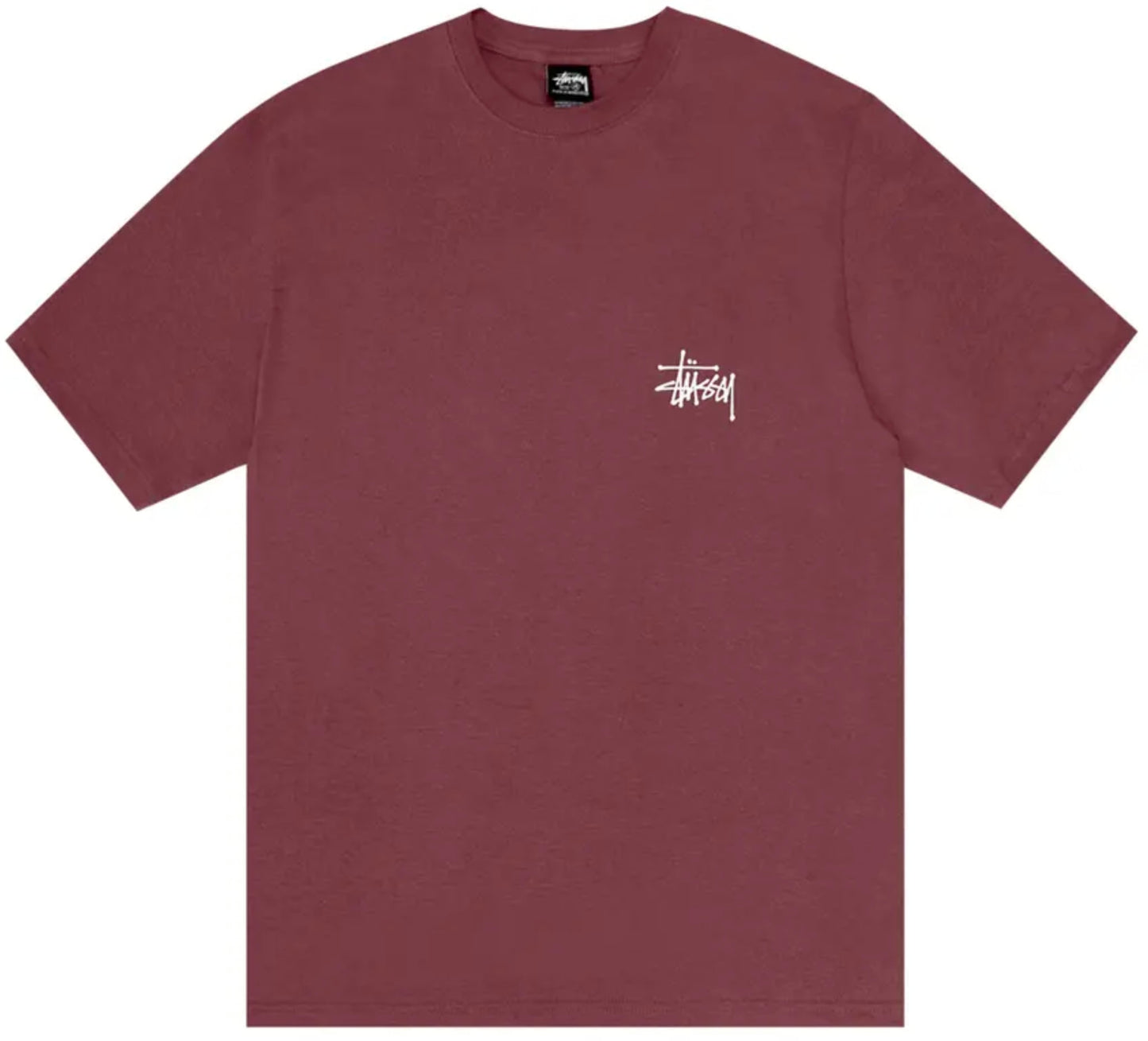 Stussy Basic T-Shirt Oxblood