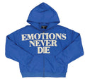 Mixed Emotions END Blue Hoodie