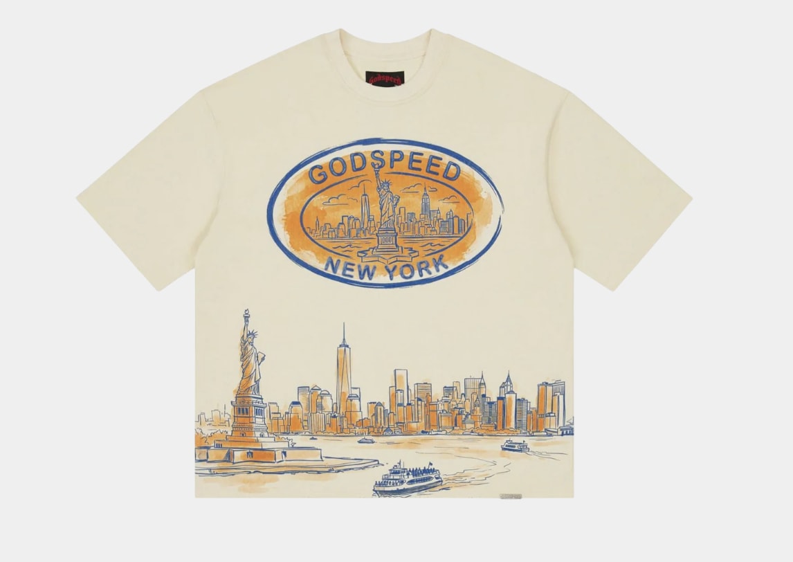Godspeed New York Skyline Tee