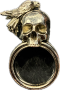 Alexander Mcqueen Skull And Raven Ring