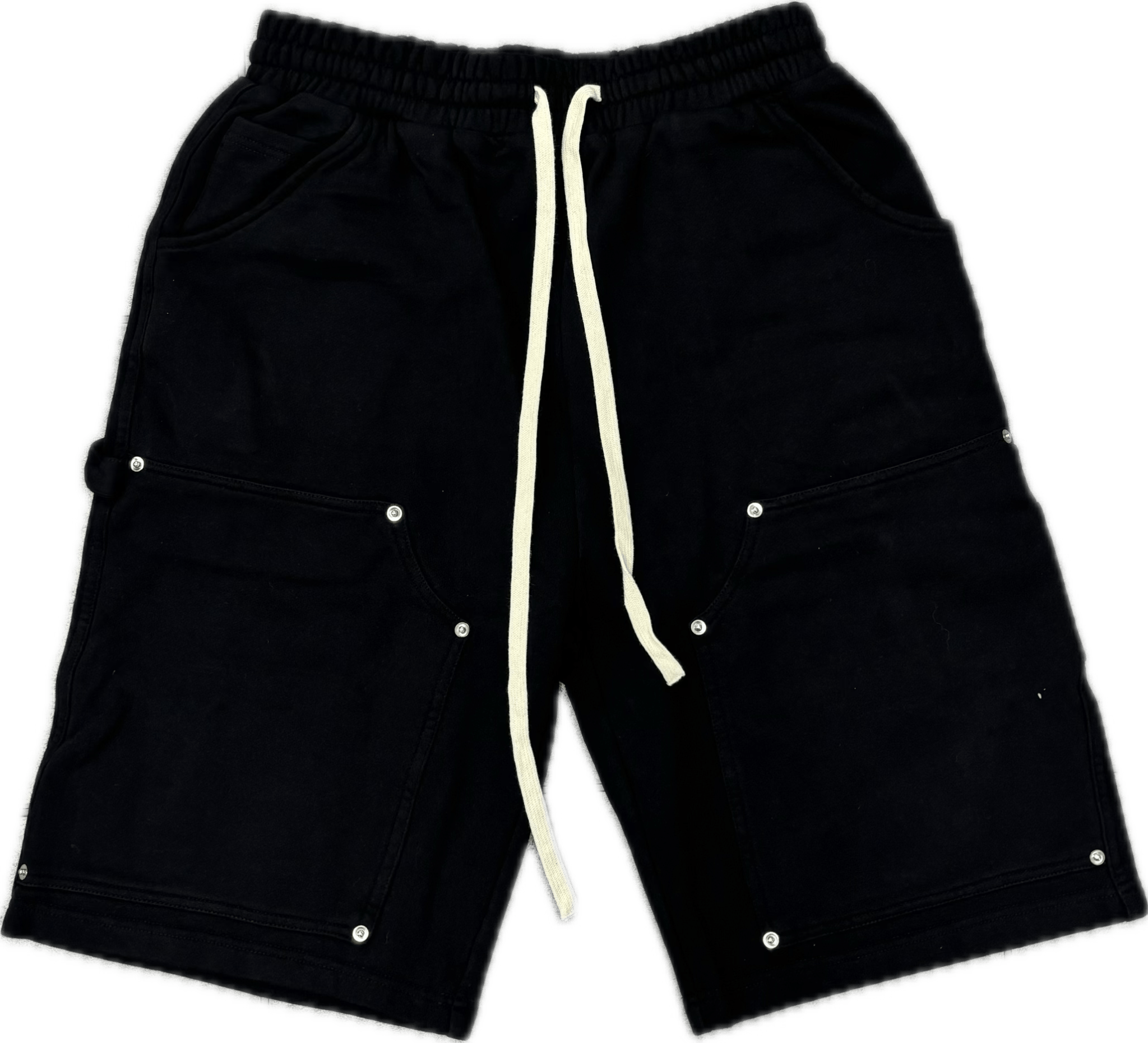 Rebel Mind Black Carpenter Sweatshorts