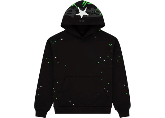 Sp5der Heavy Web Hoodie (FW25) Black