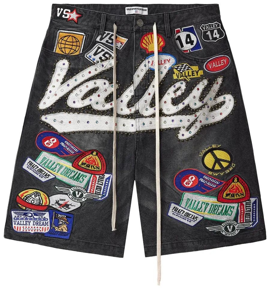 Vale Forever Black 1980s Jorts 'Black/Wash