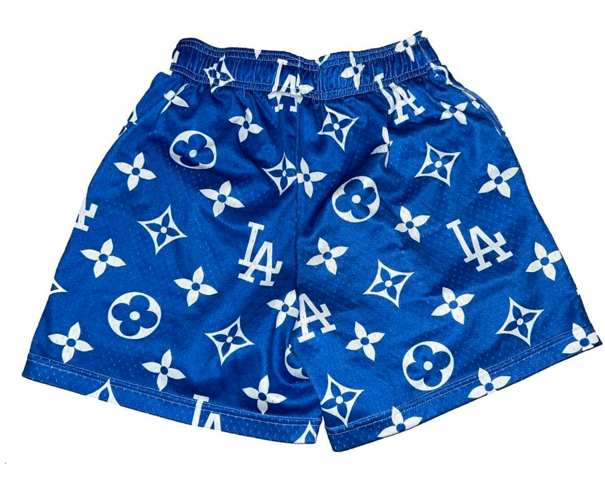 Bravest Studios Blue/White LA LV Shorts