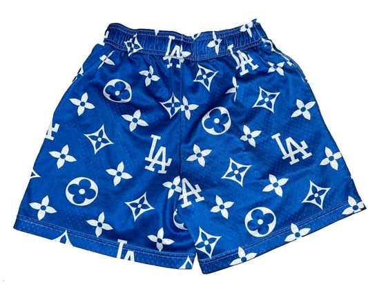 Bravest Studios Blue/White LA LV Shorts