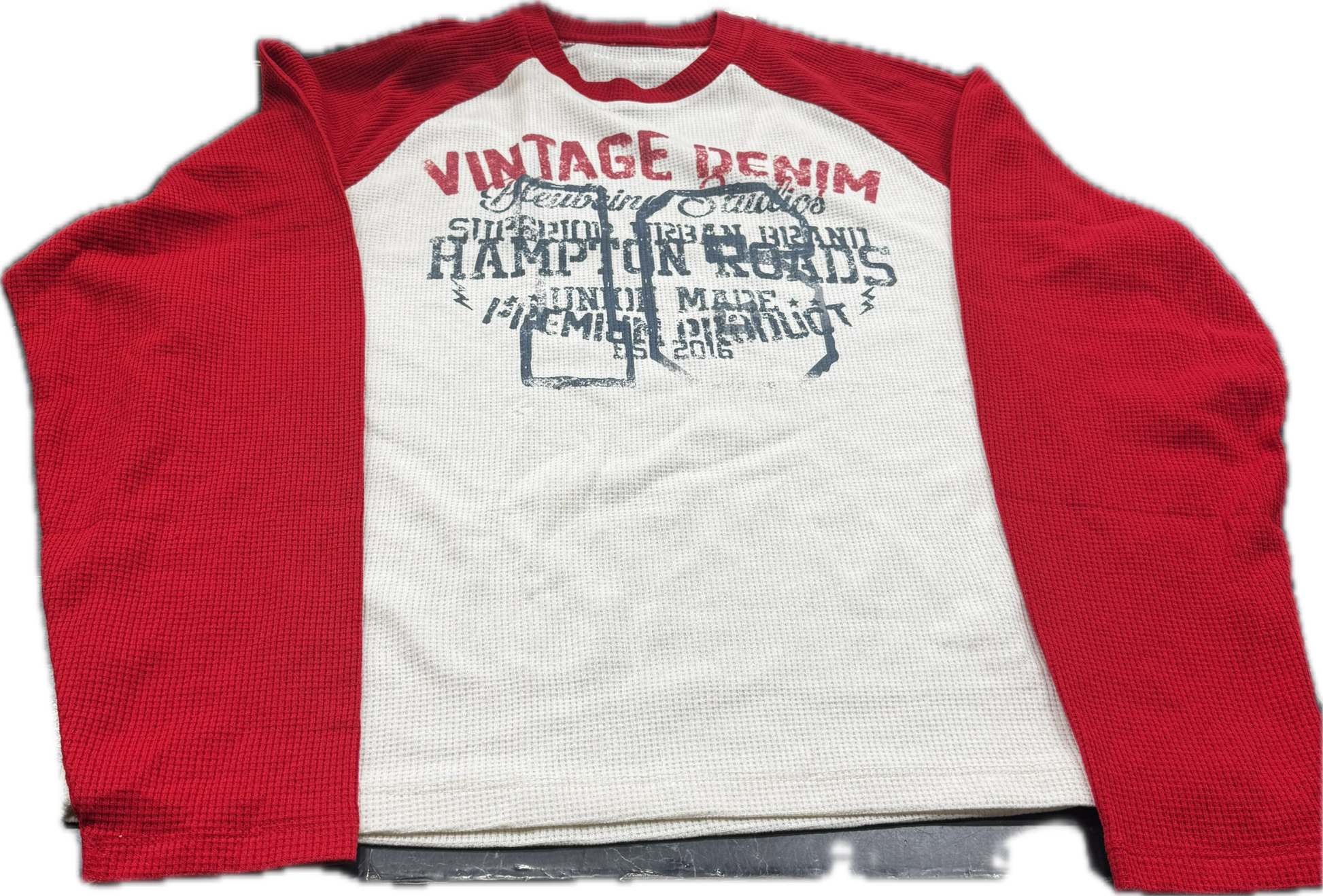 Showcase Bleubeing Vintage Denim Raglan Long Sleeve