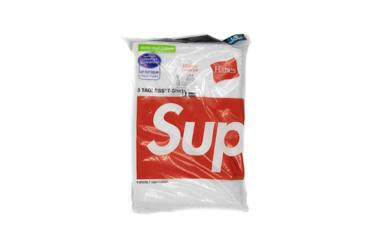 Supreme Hanes Tagless Tees (3 Pack) White