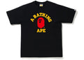 BAPE Colors College T-Shirt Black/Red