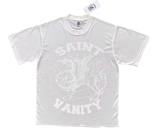Saint Vanity Griffin Tee White Out Monochrome