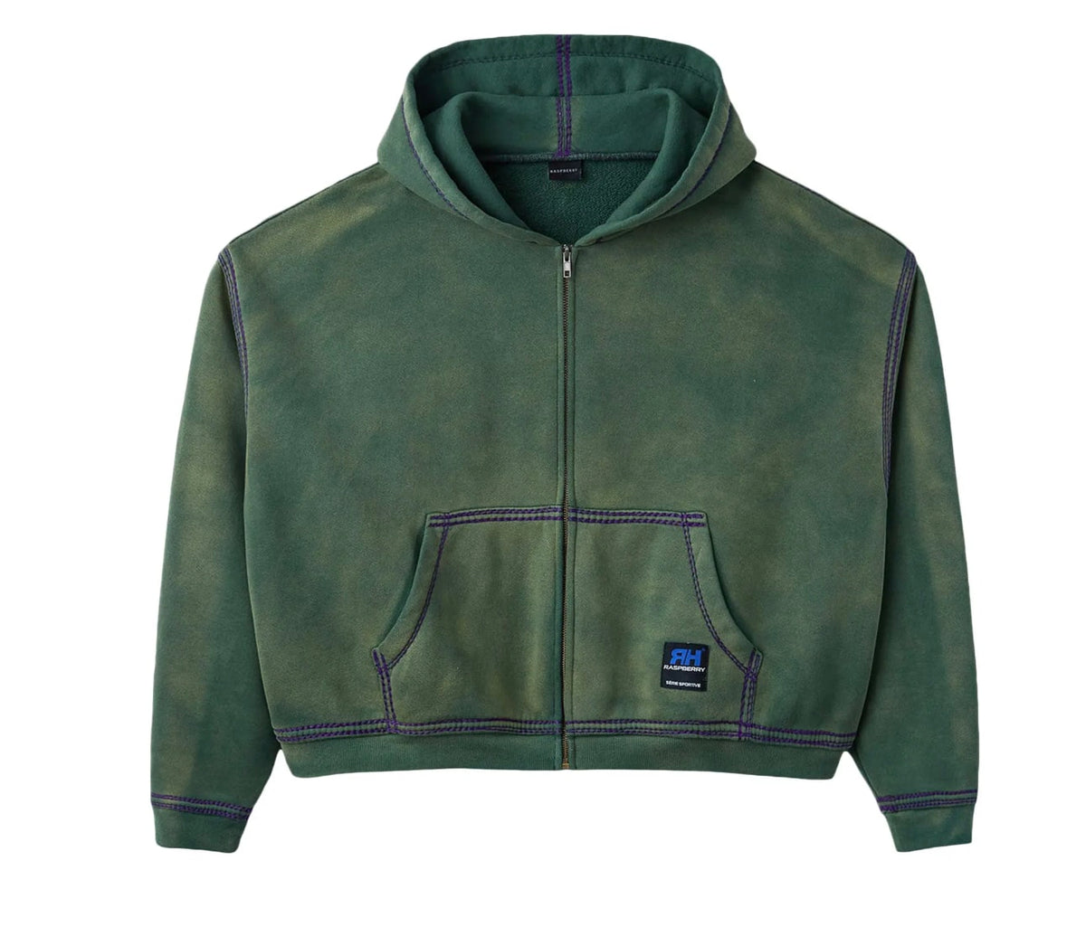 GV Gallery Skunk Zip Up 'Green/Purple'