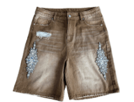Fraternal Khaki Dagger Jorts
