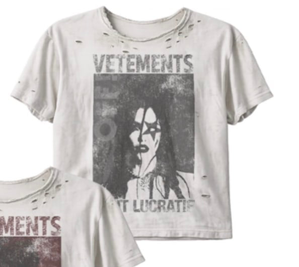 Profit Minded Vetements Distressed Tee
