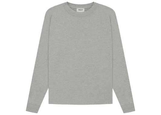 Fear of God Essentials Long Sleeve T-Shirt Dark Heather Oatmeal