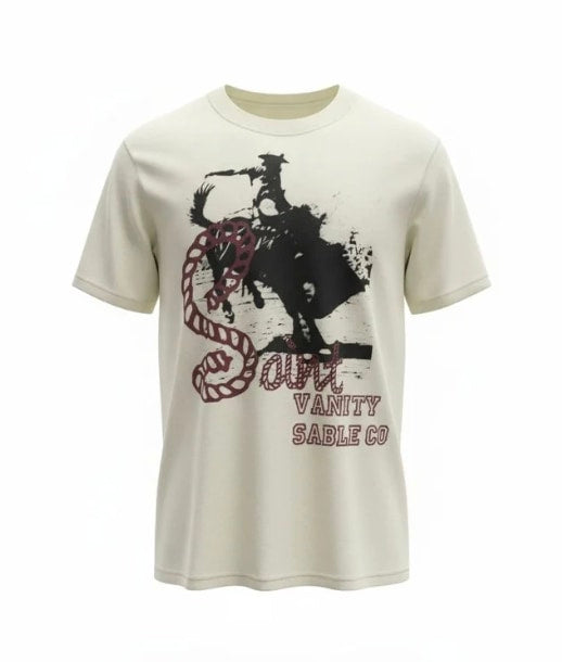 Saint Vanity Stable Cream Tee