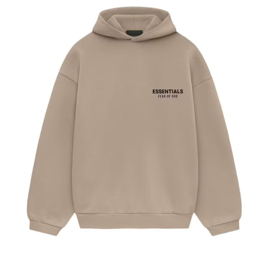 Fear of God essentials Pull-Over Hoodie Tan