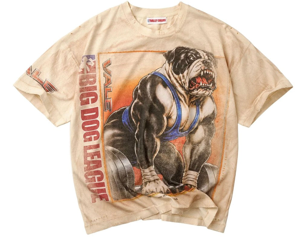 Vale Heavyweight Natural Tee