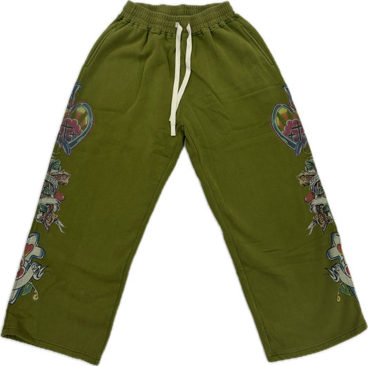 Green Risen Sweatpants